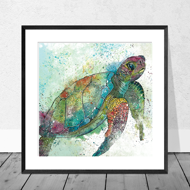 Turtle Art Print