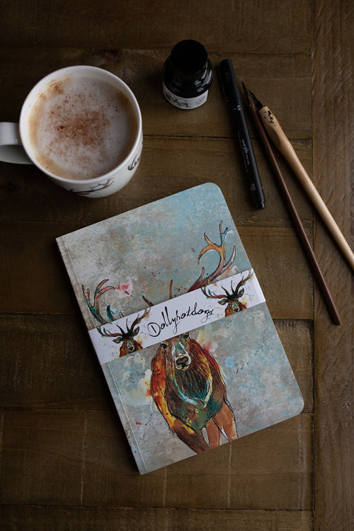 A5 Stag Perfect Bound Paperback Notebook