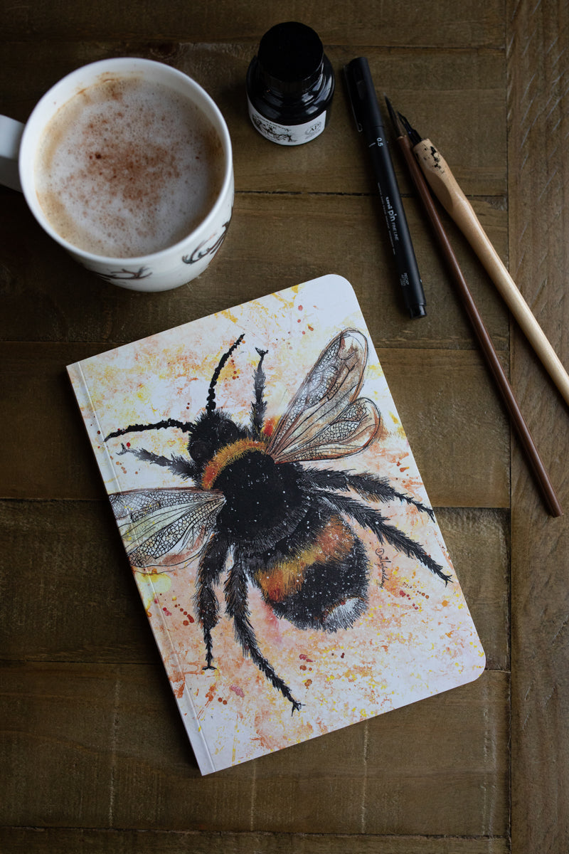 A5 Bee Perfect Bound Paperback Notebook