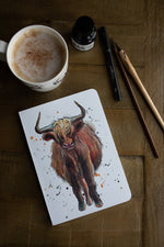 A5 Cow Perfect Bound Paperback Notebook