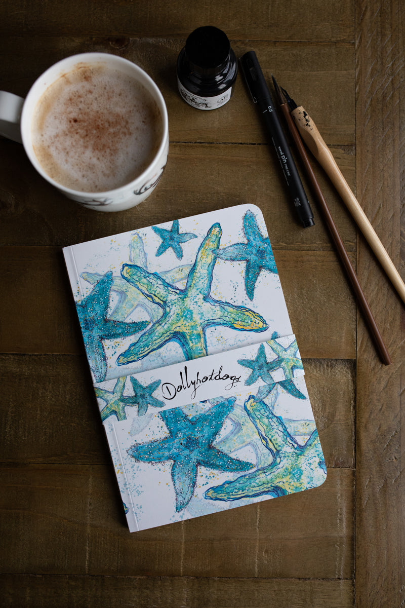 A5 Starfish Perfect Bound Paperback Notebook