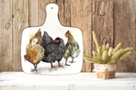 Large Hen Chopping Board
