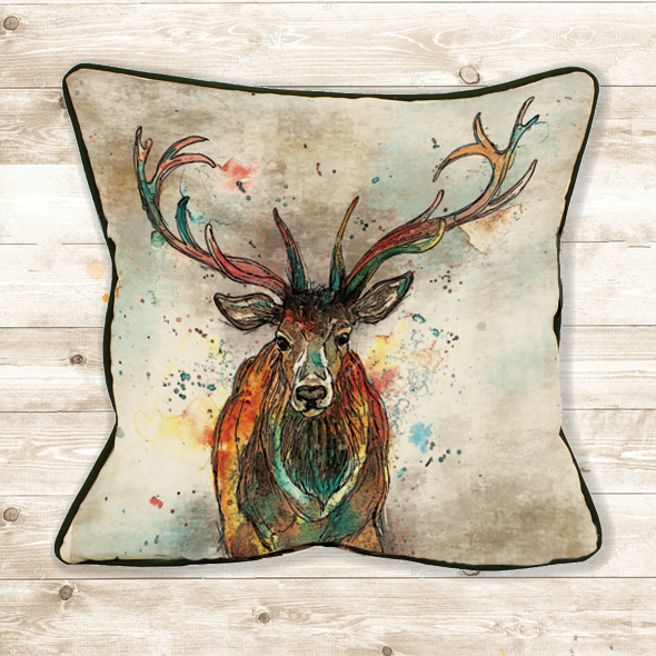 Stag Cushion Cover