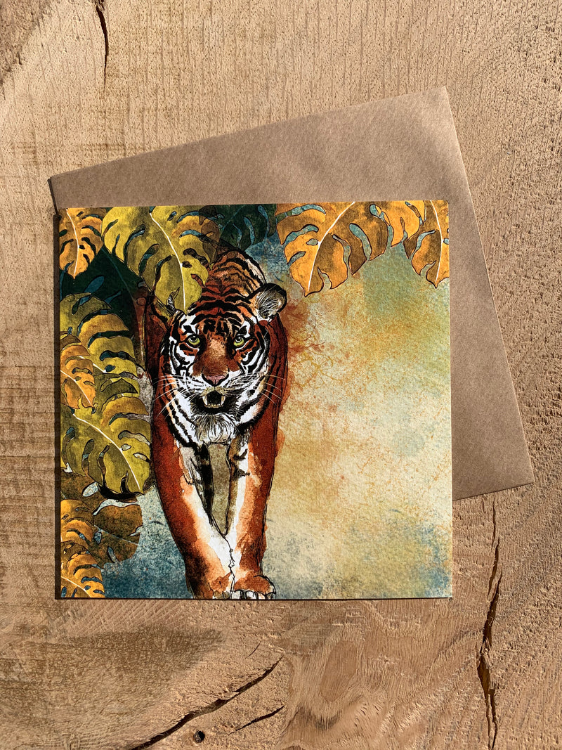 Pack of 5 Greeting Cards - Tropical