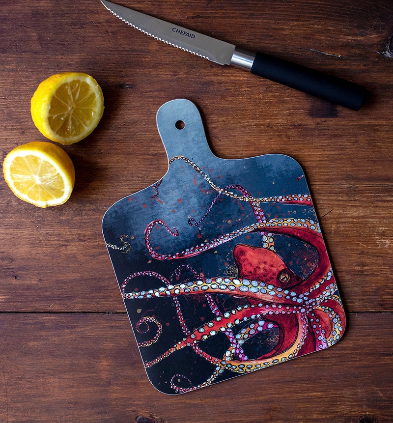 Small Octopus Chopping Board
