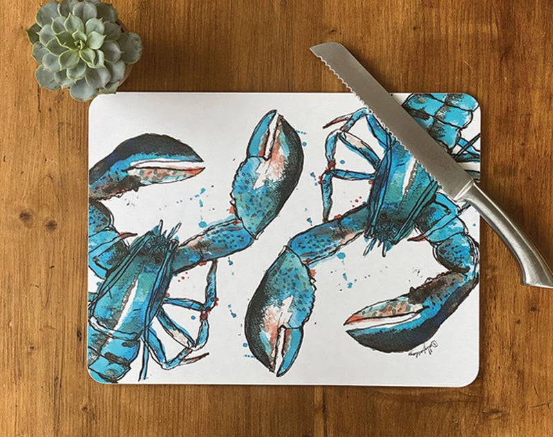 Large Blue Lobster Centre Table Mat