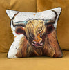 Highland Cow Cushion Cover