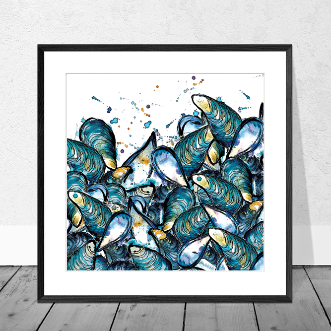 Mussels Art Print