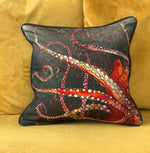 Red Octopus Cushion Cover